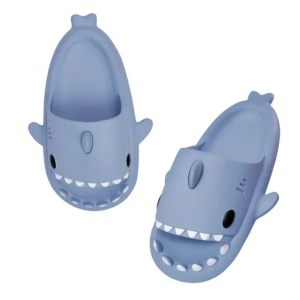 kf Sf2ebfad94bb74786b18cb4c86ef94bffn Women Cartoon Shark Slippers Men Indoor Bathroom Slides Summer Couple Fashion Flat Shoes Sandals Kids Soft Markeet